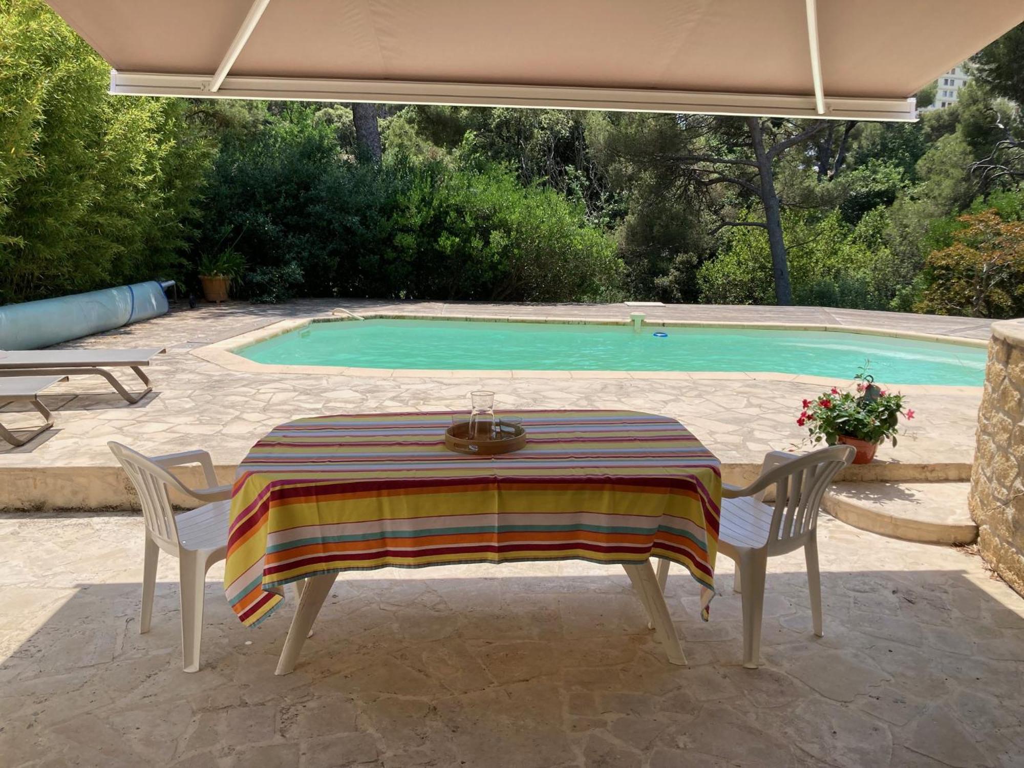 Superbe T2 Dans Villa Entre Calanques Et Colline Marseille Exteriör bild